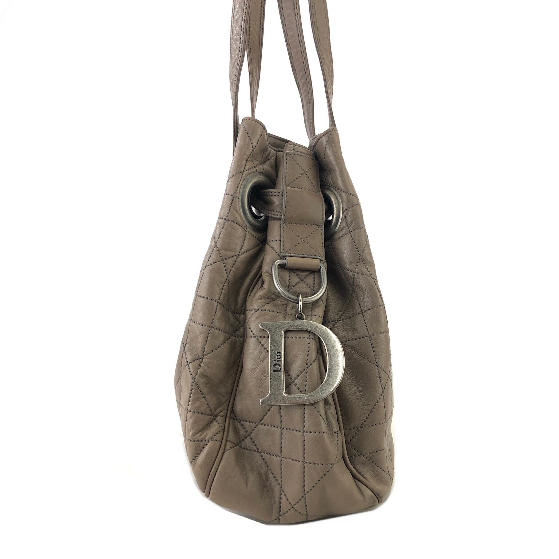 Christian Dior クリスチャン ディオール カナージュ Dモチーフ 巾着