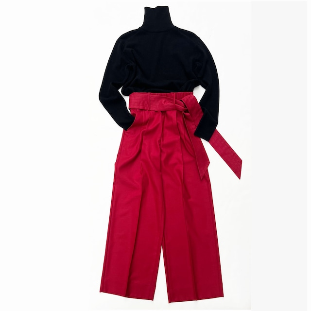 Wide Pants／RED