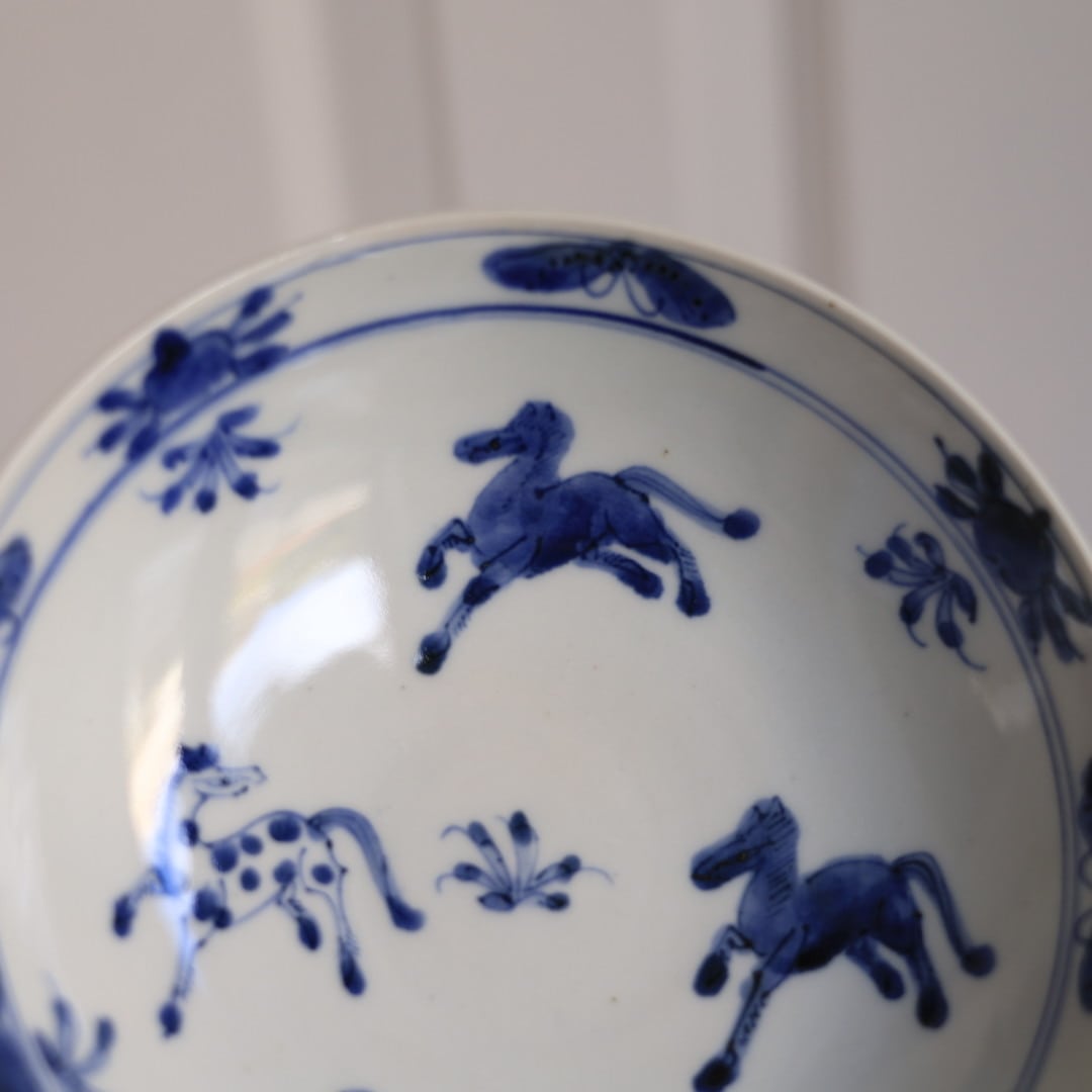 AS 加藤幸治 馬柄染付6寸鉢 | 芦屋貴兆陶家 online shop AS 加藤幸治 馬柄染付6寸鉢 | 芦屋貴兆陶家 online shop