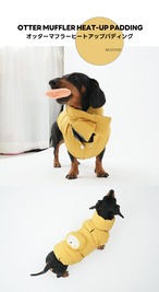 【PUPPYGALLERY公式】オッターマフラーヒートアップパディング【Mustard】2XL