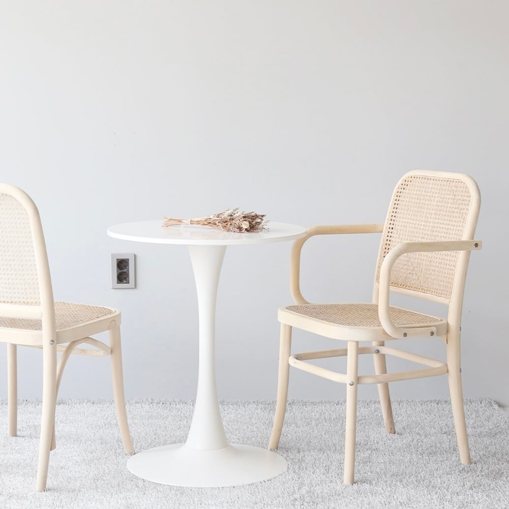 ラタン　アームチェア　ナチュラル ラタン アームチェア ハイタイプ （ 籐製 座椅子 椅子 チェア