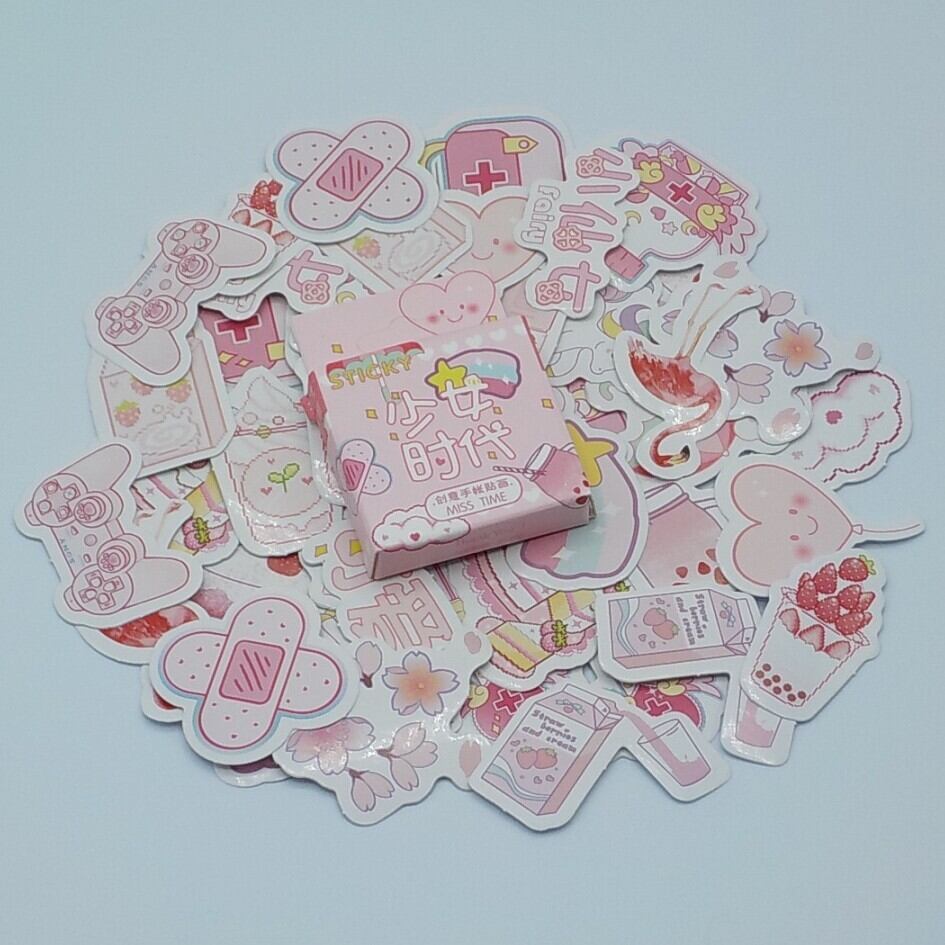 デコレーション系シール 海外 ゆめかわ ファンシー スイーツ ハート