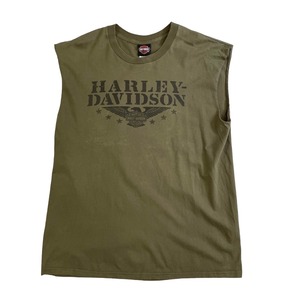 2000's Harley Davidson no sleeve T-shirt #F858