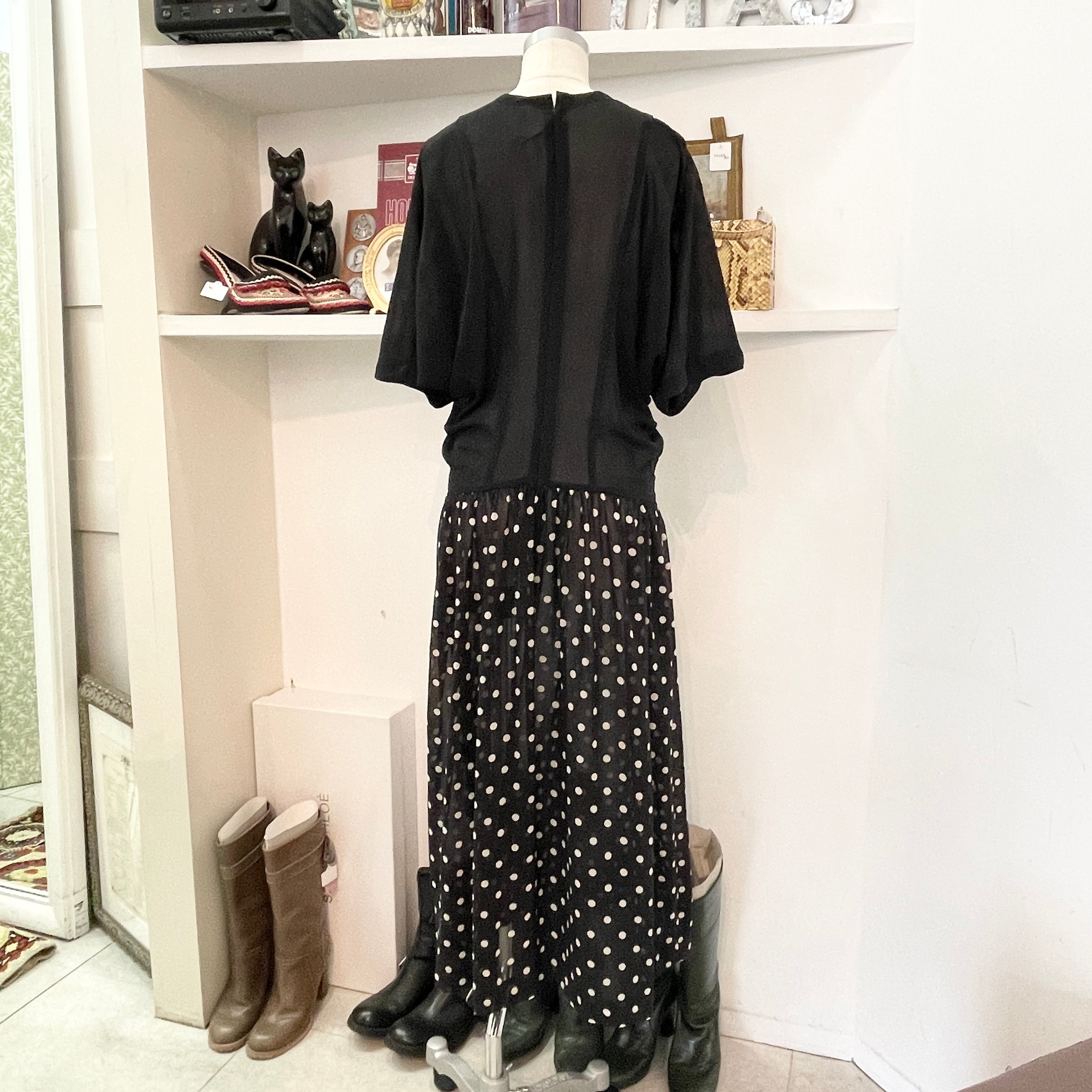 COMME des GARCONS/onepieces/dot/black/ladies/コムデギャルソン