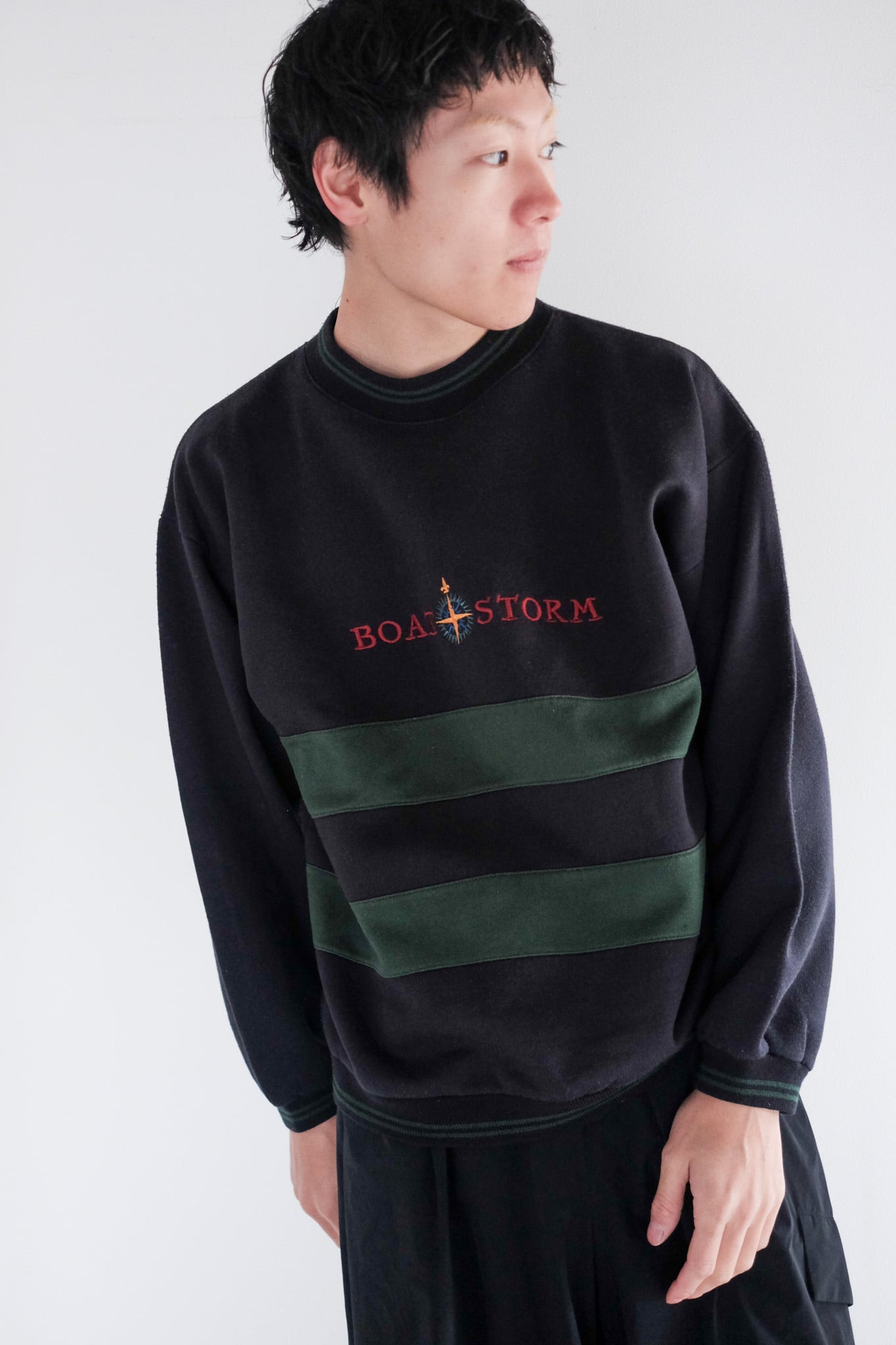 【1980s】"Made in Italy" Europe Cotton Sweat Shirt / 5-424