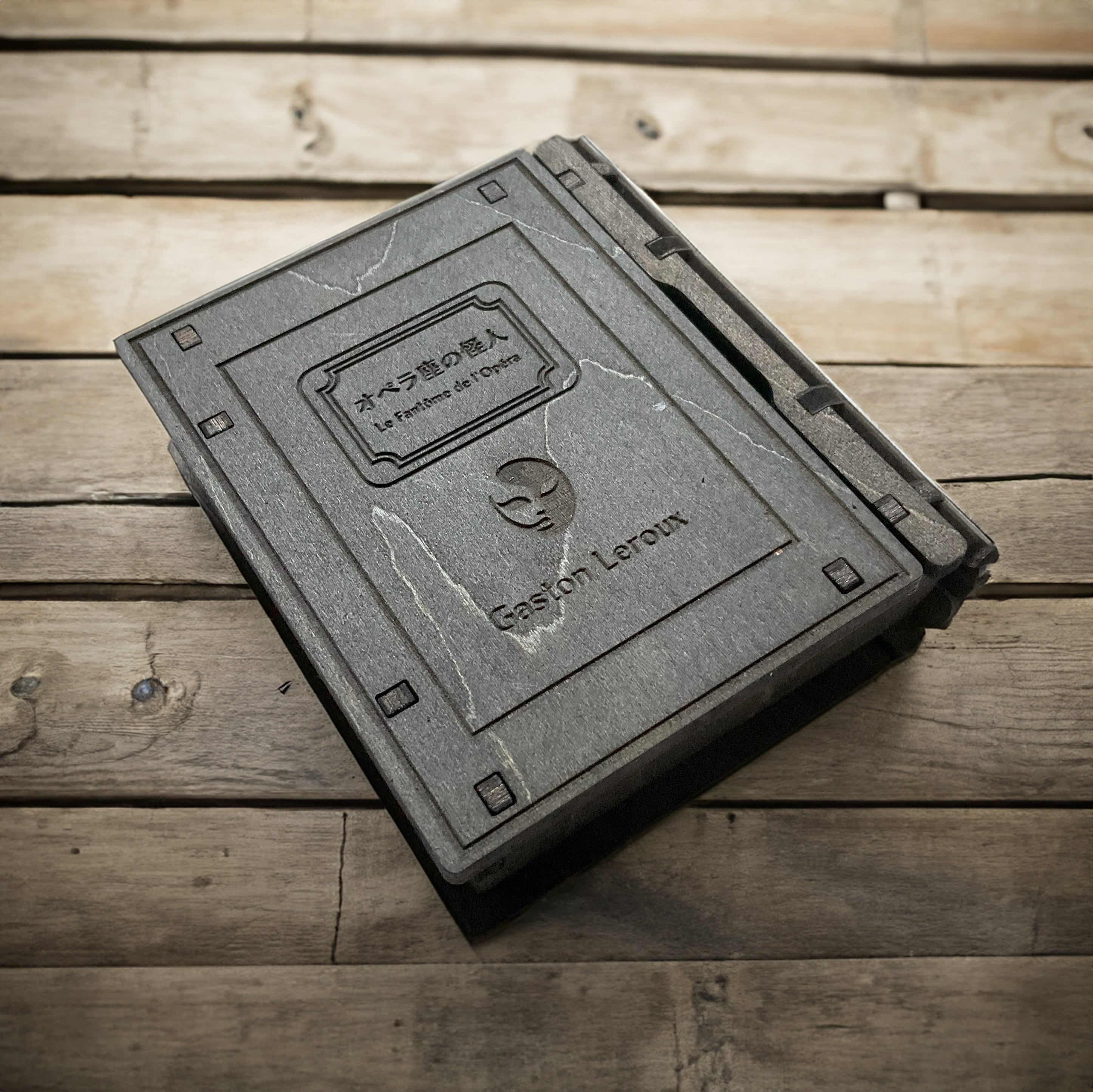 オペラ座の怪人】手乗り本型BOXスライド式 Black color size＜S