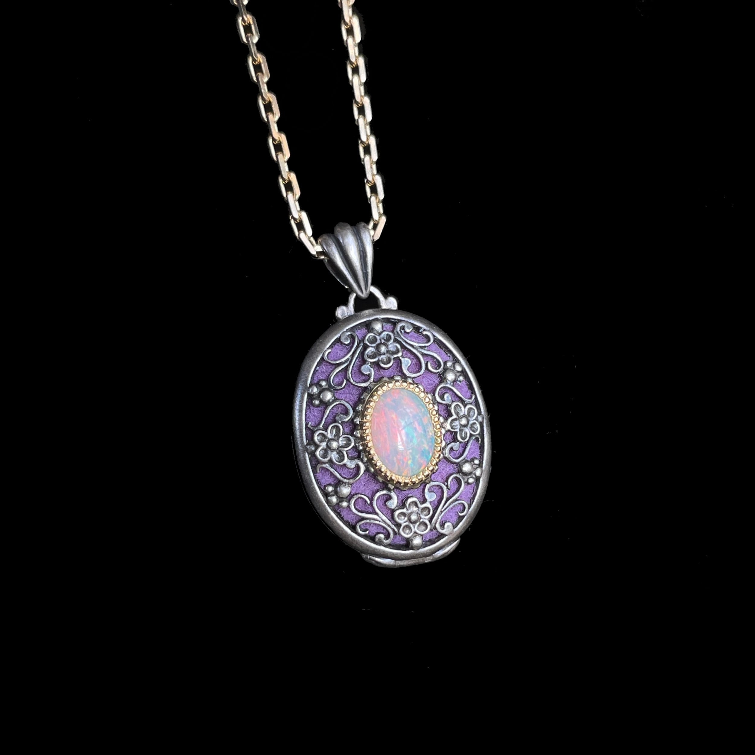 Grace｜グレース ロケット＆アロマ ペンダント (K18 ＆ SV925