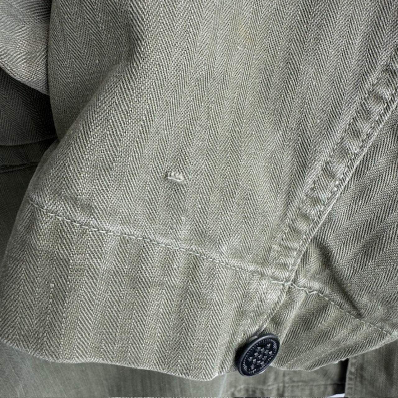 US Army M-43 HBT ジャケット 40R 40s 画像7