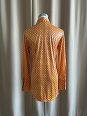 geometric pattern rétro long shirt-5191-3