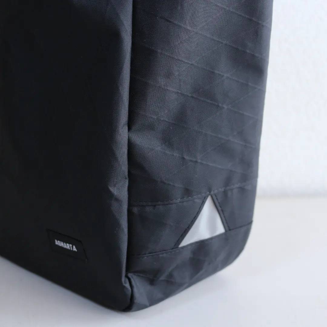 Zip Pannier Bag X-PAC Black | AGHARTA bike packing Zip Pannier Bag X-PAC Black | AGHARTA bike packing
