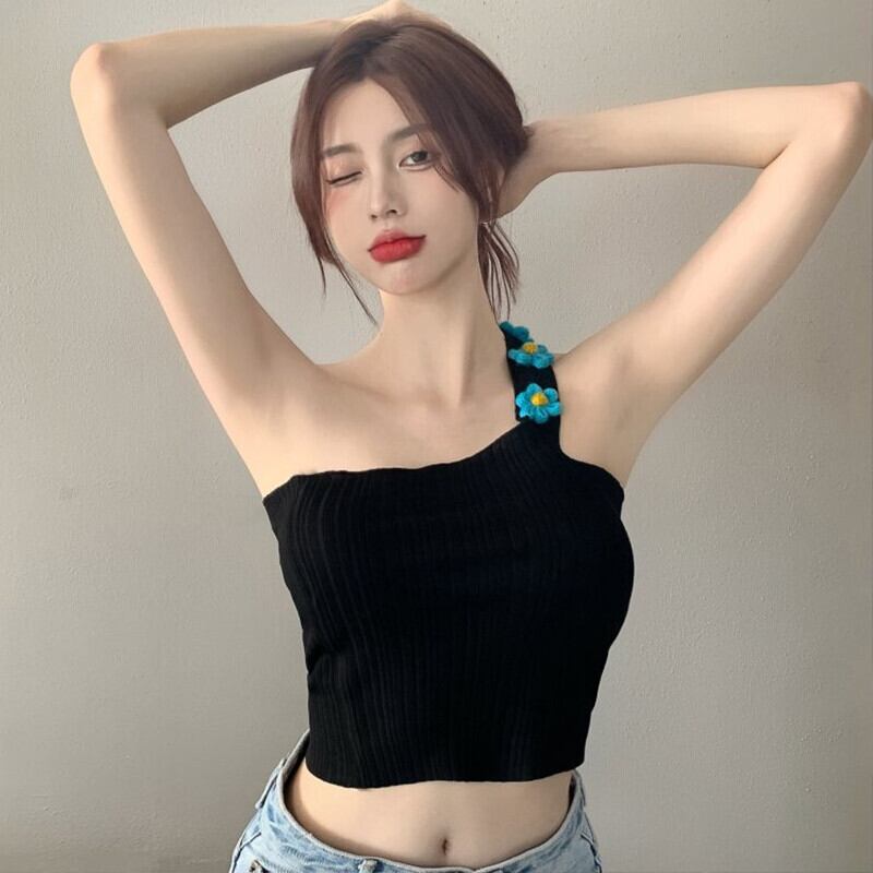 スタイルニットサマーショートウェストトップス 夏物 ガールズファッション42960056501