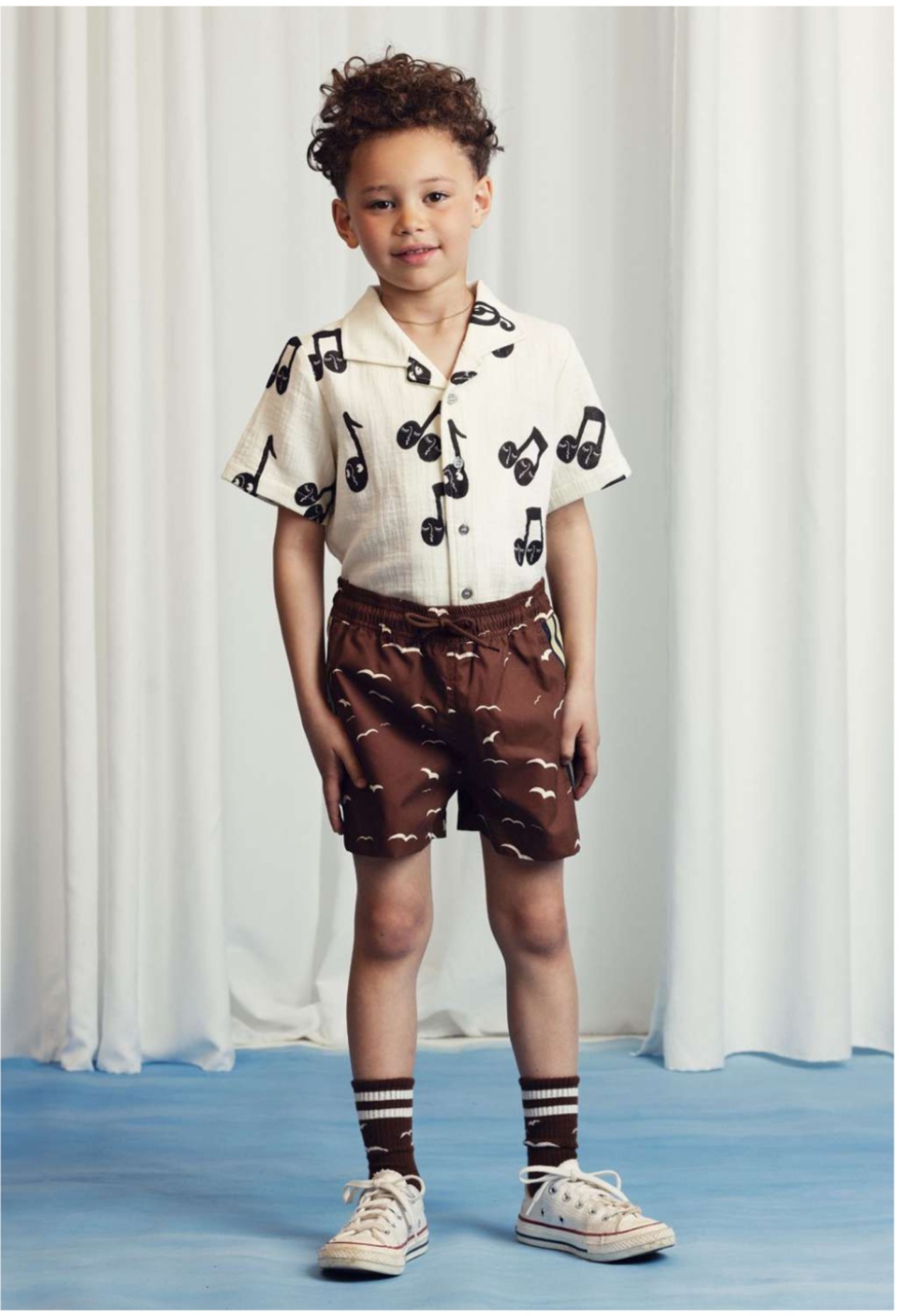 MINI RODINI /  Note Muslin Shirts