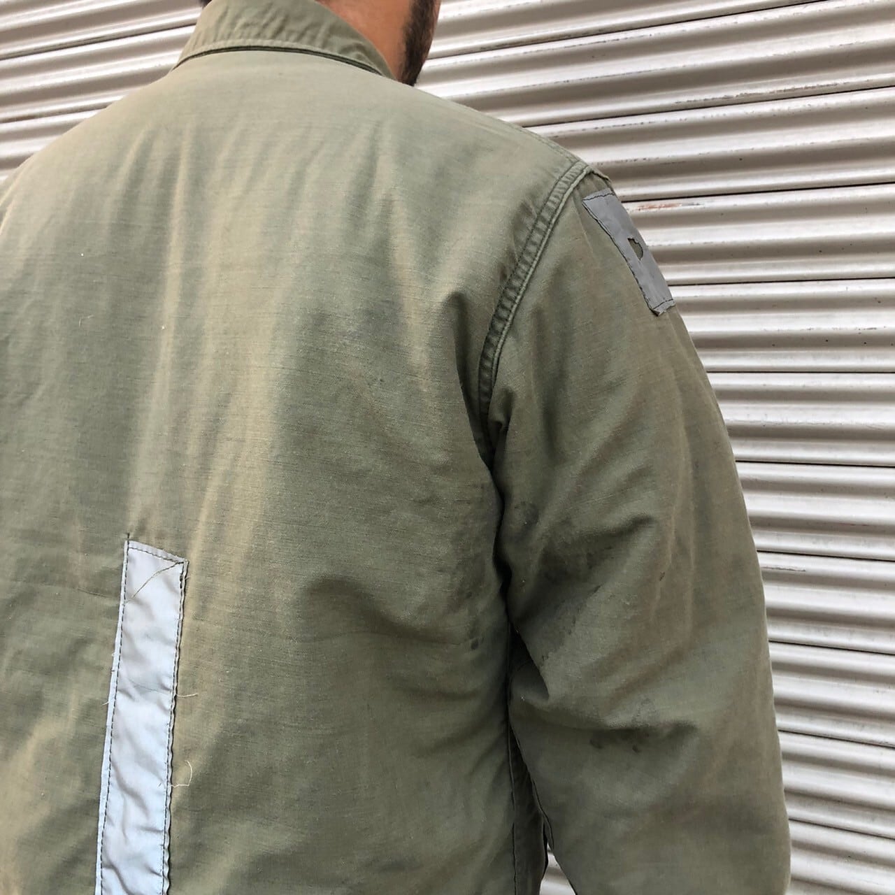 名作 80s 米軍 実物USNavy A-2 デッキ ジャケット ミリタリー 名作 80s 米軍 実物USNavy A-2 デッキ ジャケット ミリタリー