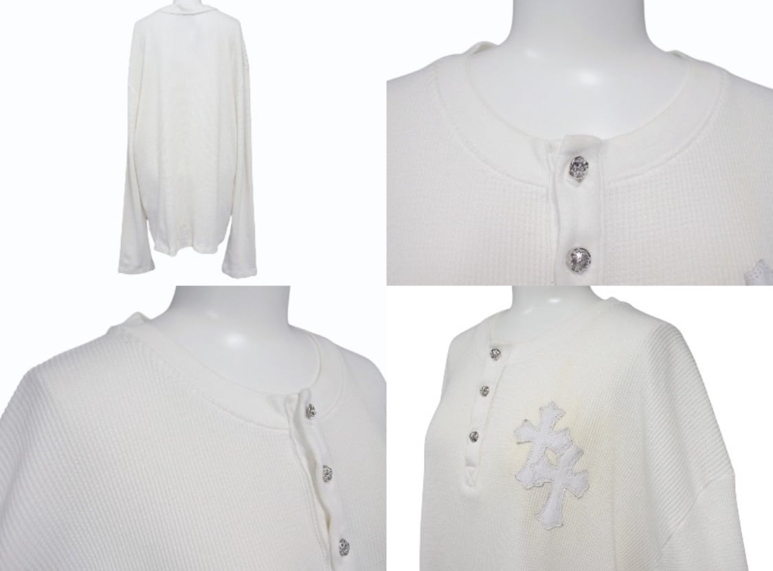 CHROME HEARTS クロムハーツ 長袖Tシャツ ロンT サーマル セメタリー