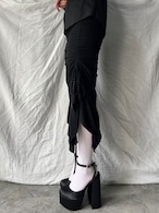 "ESCAPE" Deformation Drape Skirt