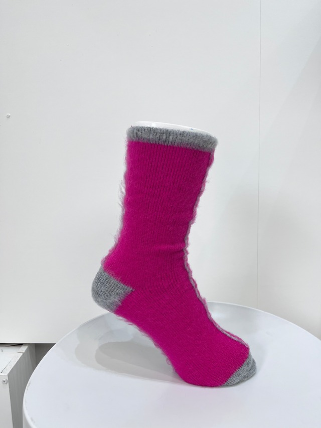 FAKUI / 【22−24cm】color block socks FK-172