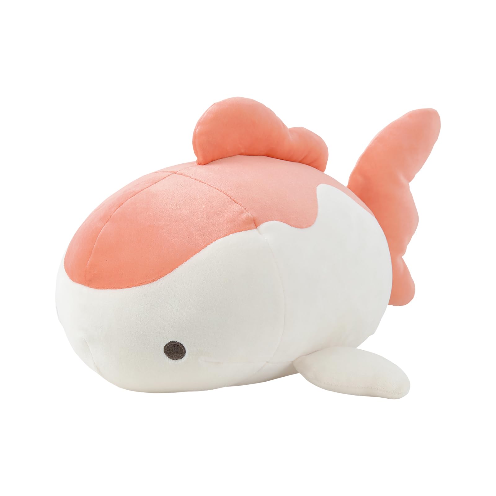 【数量限り】りぶはあと ボルスター マシュマロアクアミエ 金魚 (全長約27cm) ぬいぐるみ ふわふわ 28211-25