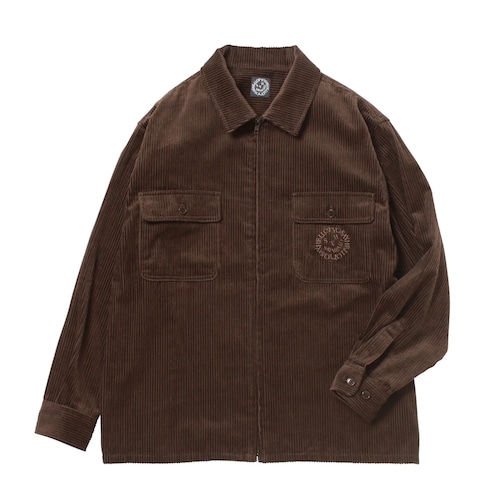 SAYHELLO　cpo-zip shirts jackeT(coyote)