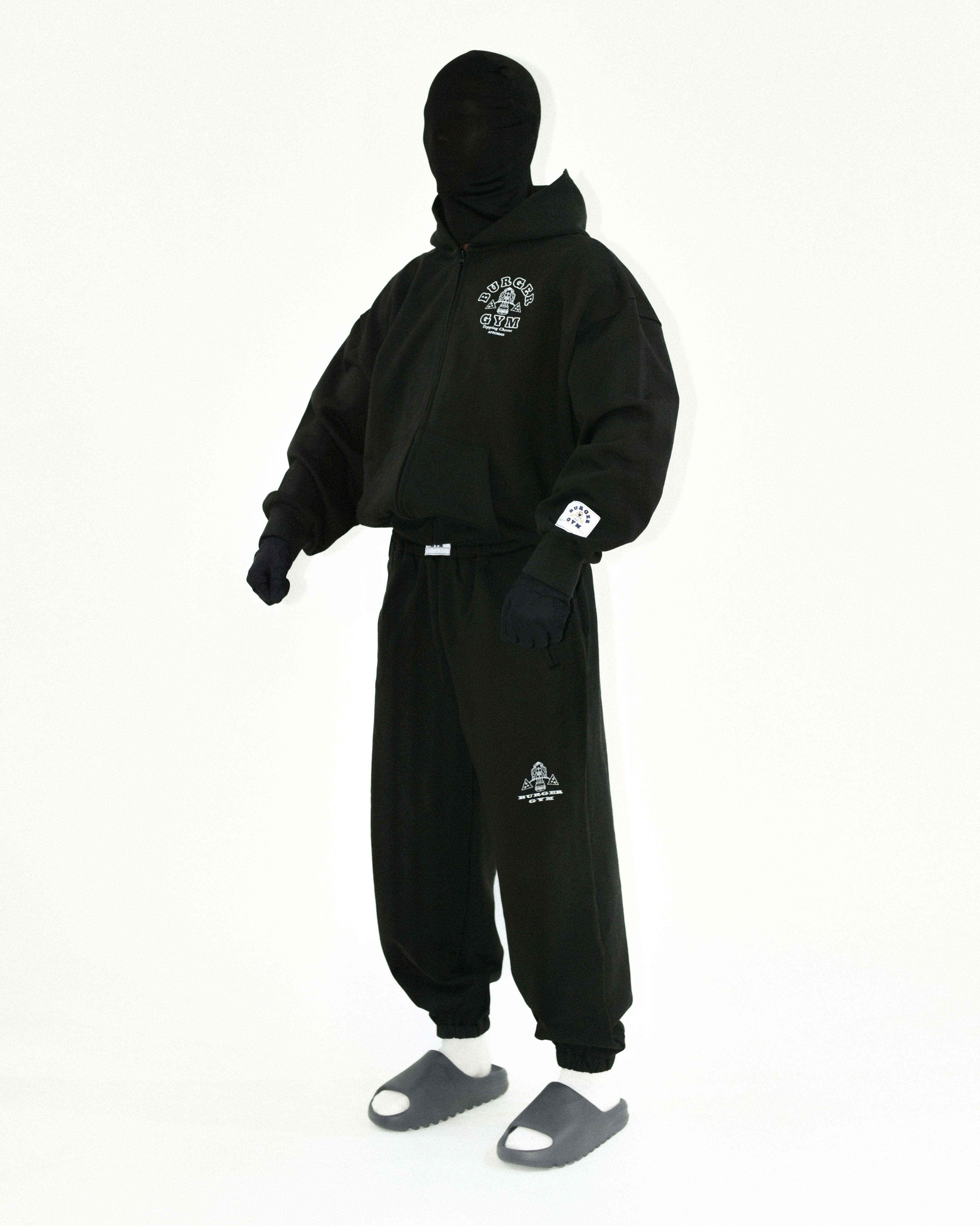 バーガージムジップパーカー ブラック | JACKPOT MARKET