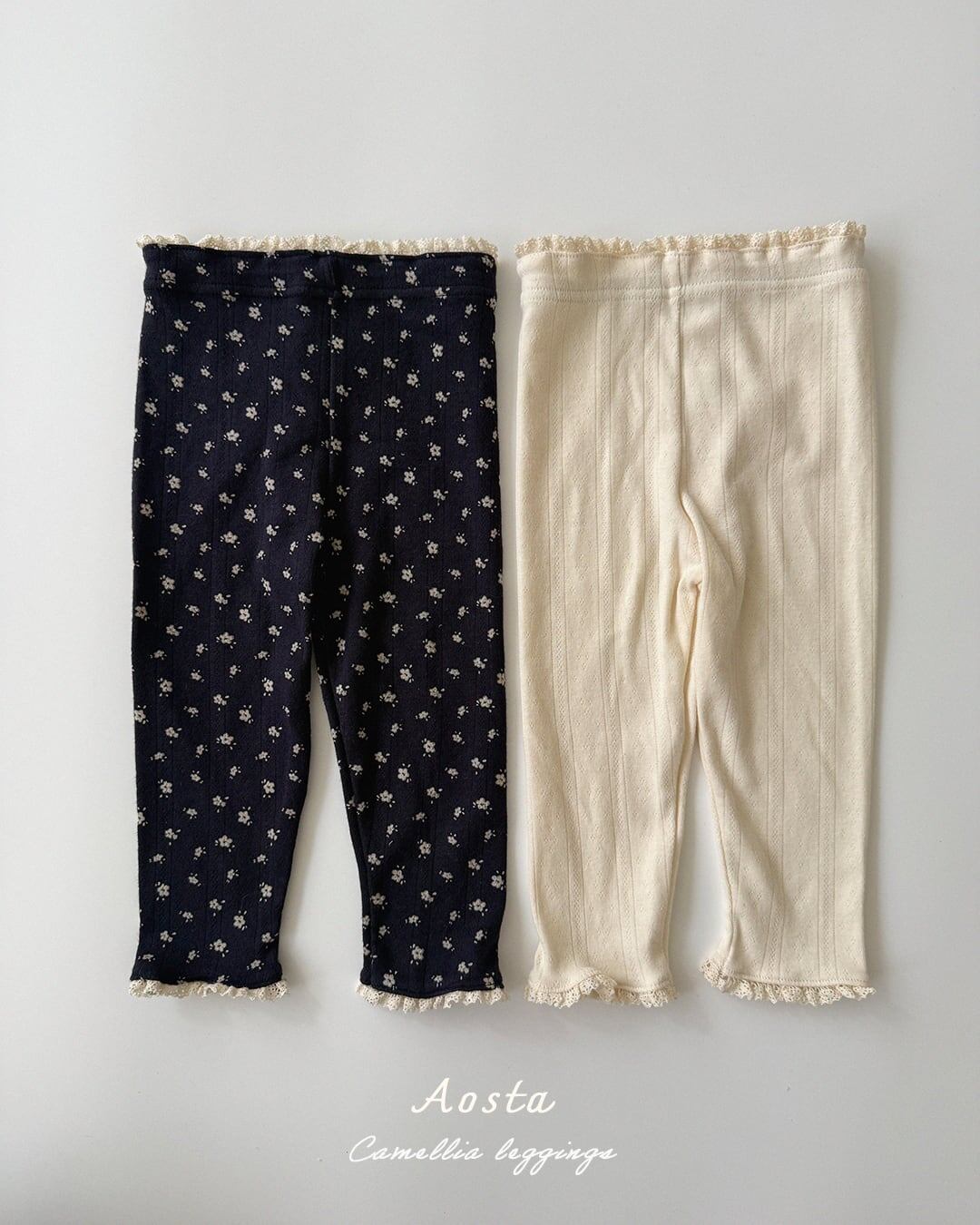 【予約】aosta Camellia leggings