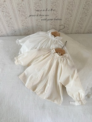 送料無料【予約】chloe lace blouse/monbebe