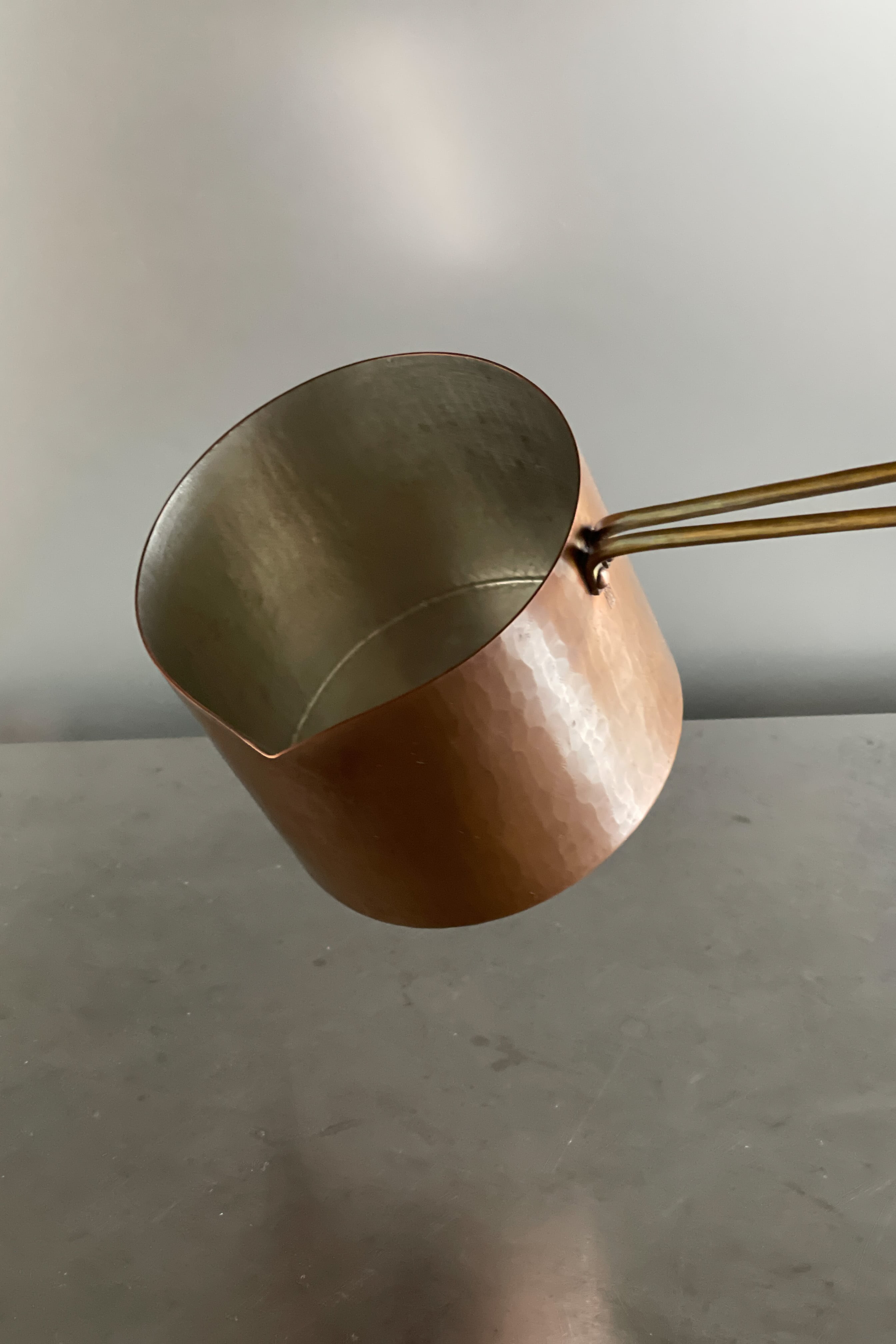 ミルクパン 鎚起銅器 大橋保隆作品 OYa2309_03（ご予約承ります