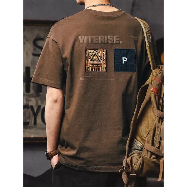 Back logo design Tee P625
