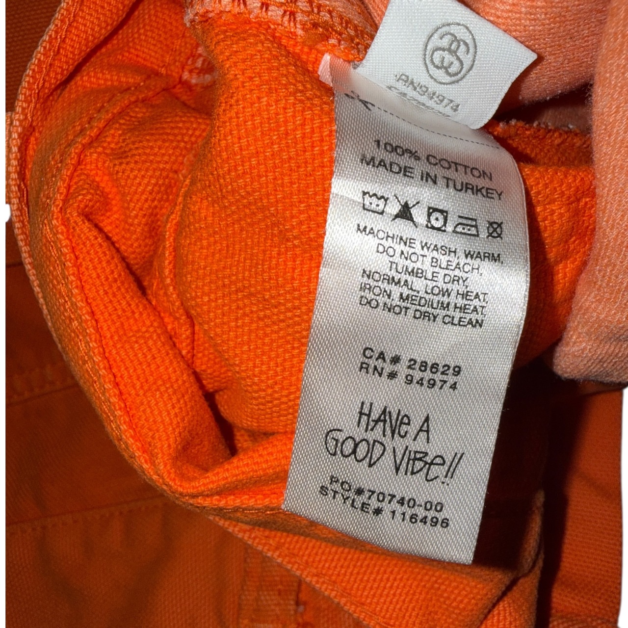 【STUSSY】ステューシー "DOUBLE KNEE WORK PANT"  ワークパンツ