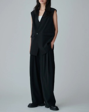 Barrel Pants Black / F.
