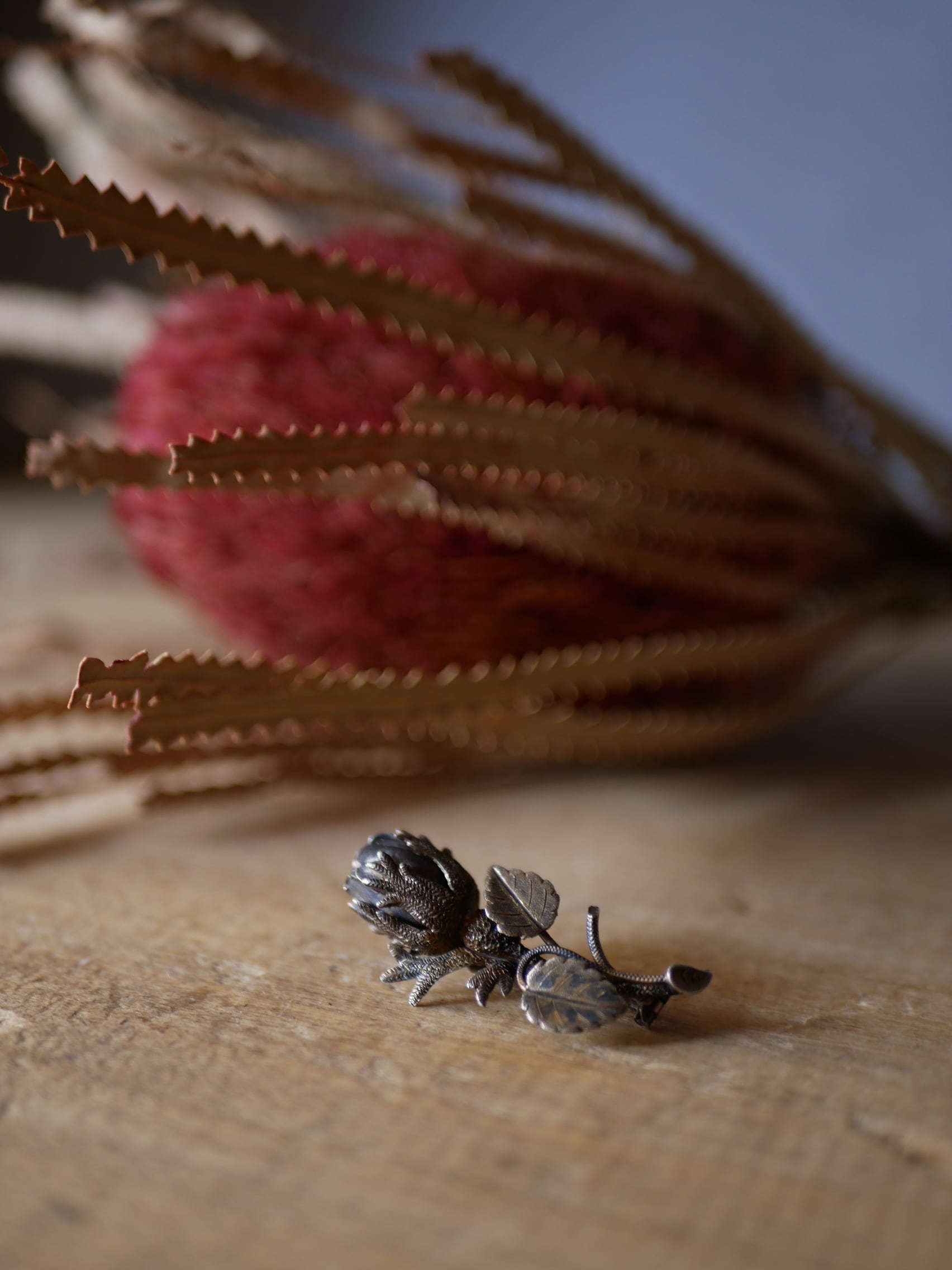 ボタニカル ブローチ フランスアンティーク ブロカントのある暮らし