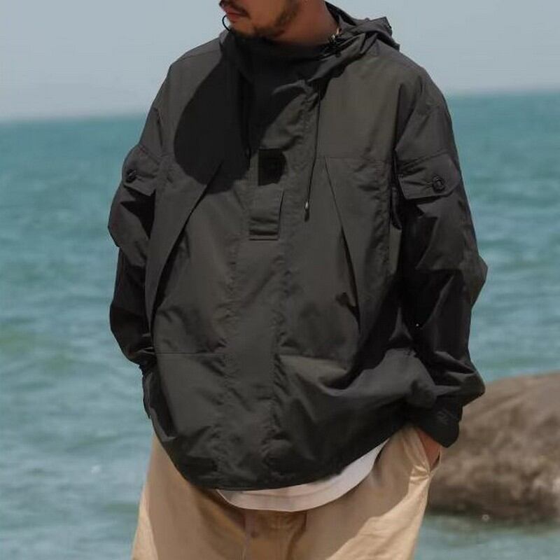 outdoor functional hooded jacket B0083