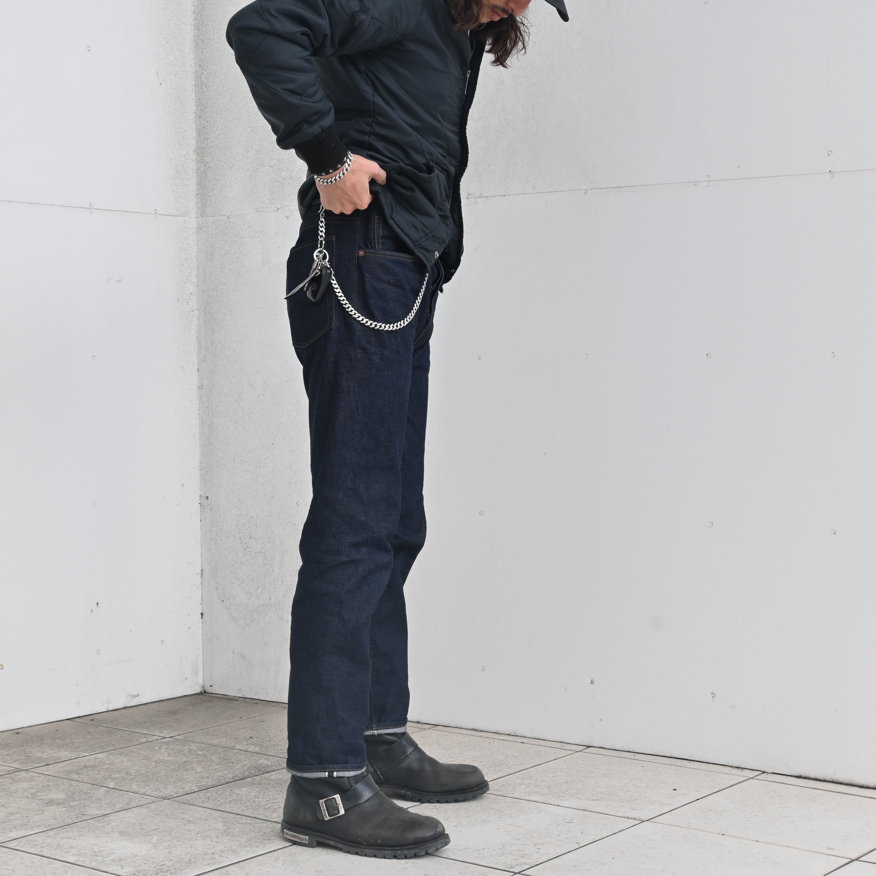 K01デニム【ｾﾙｳﾞｨｯﾁ】【別注生地】【備考欄にWサイズをお願い致します