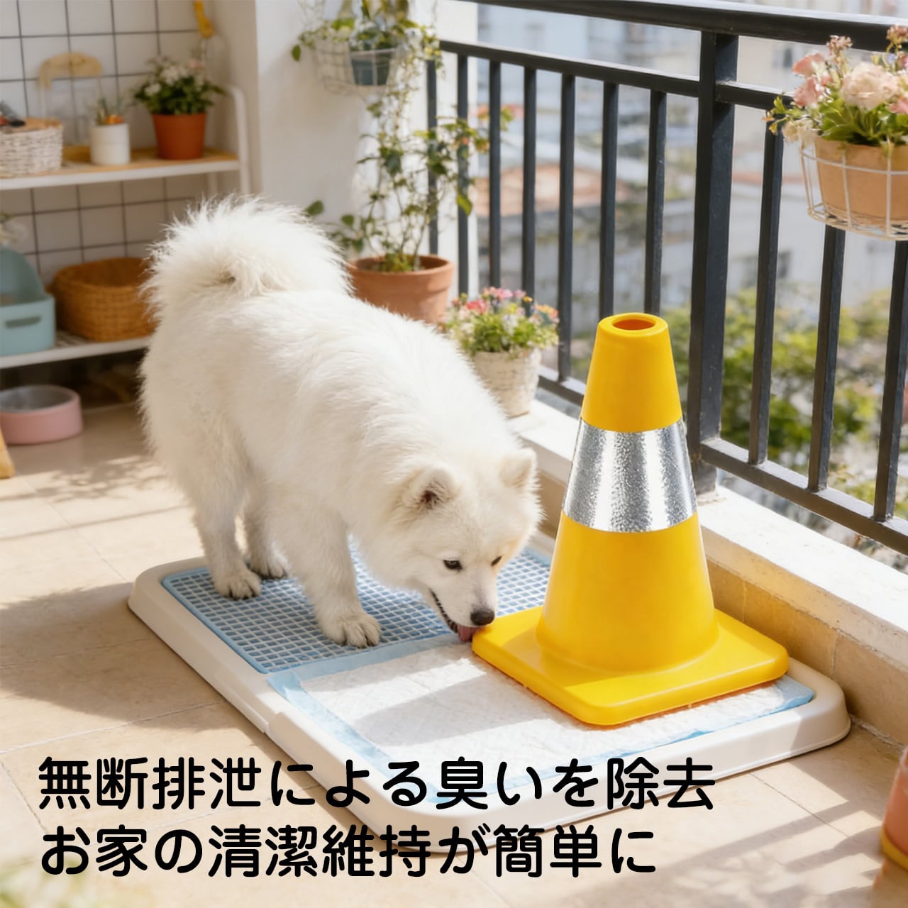 MJ07 .オス犬用 トイレ おしっこ柱 ポール しつけ用 マーキング防止