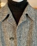 英国製 ビンテージ ハリスツイード バルカラーコート 40R ユーズド