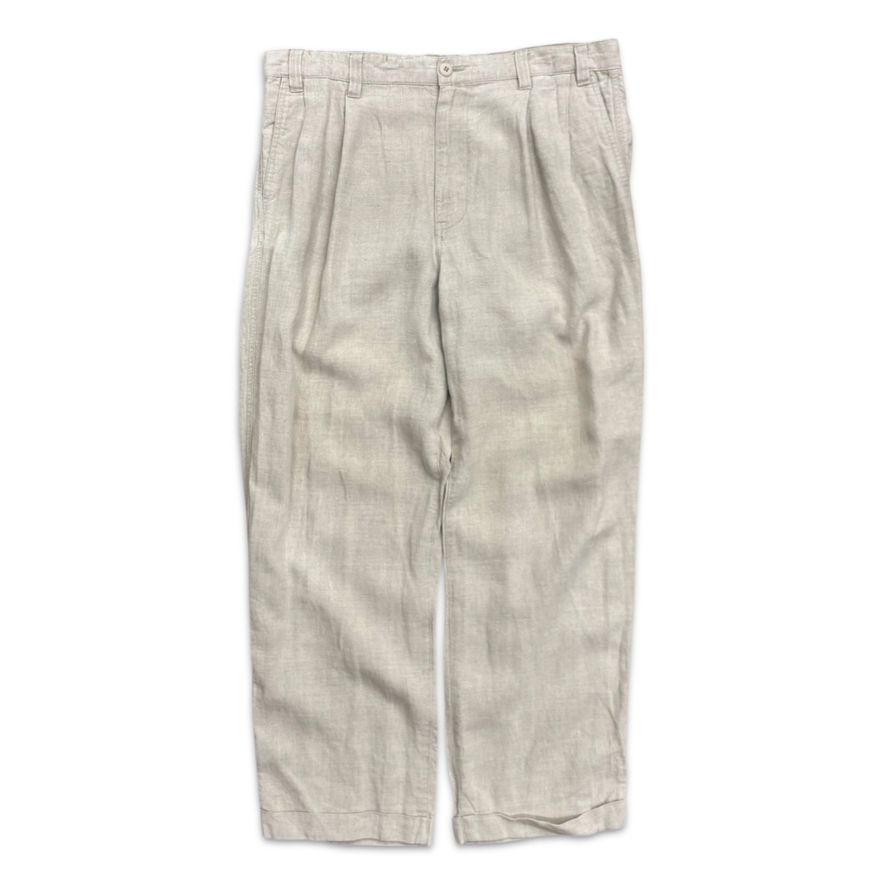 【Eddie bauer】LINEN SLACKS　エディバウアー　リネンスラックス