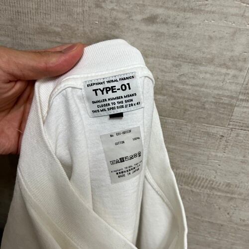elephant tribal fabrics エレファントトライバルファブリックス 23aw Tシャツ sizeM ホワイト 【中目黒B09