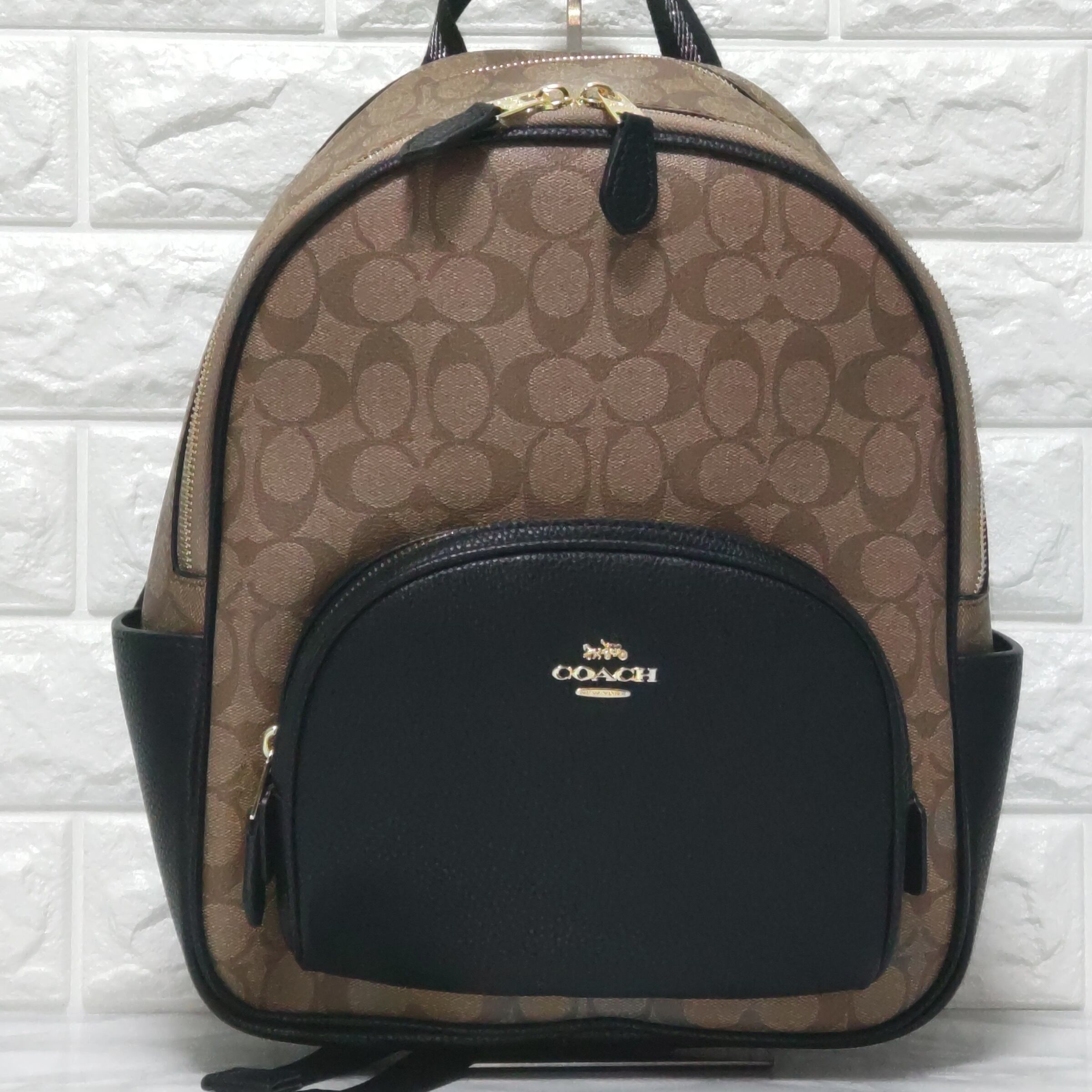 COACH コーチ シグネチャー バックパック カーキ ブラック 未使用 ...