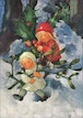 スイス製　『宿り木』　妖精　フェアリーズ　クリスマス　ポストカード
