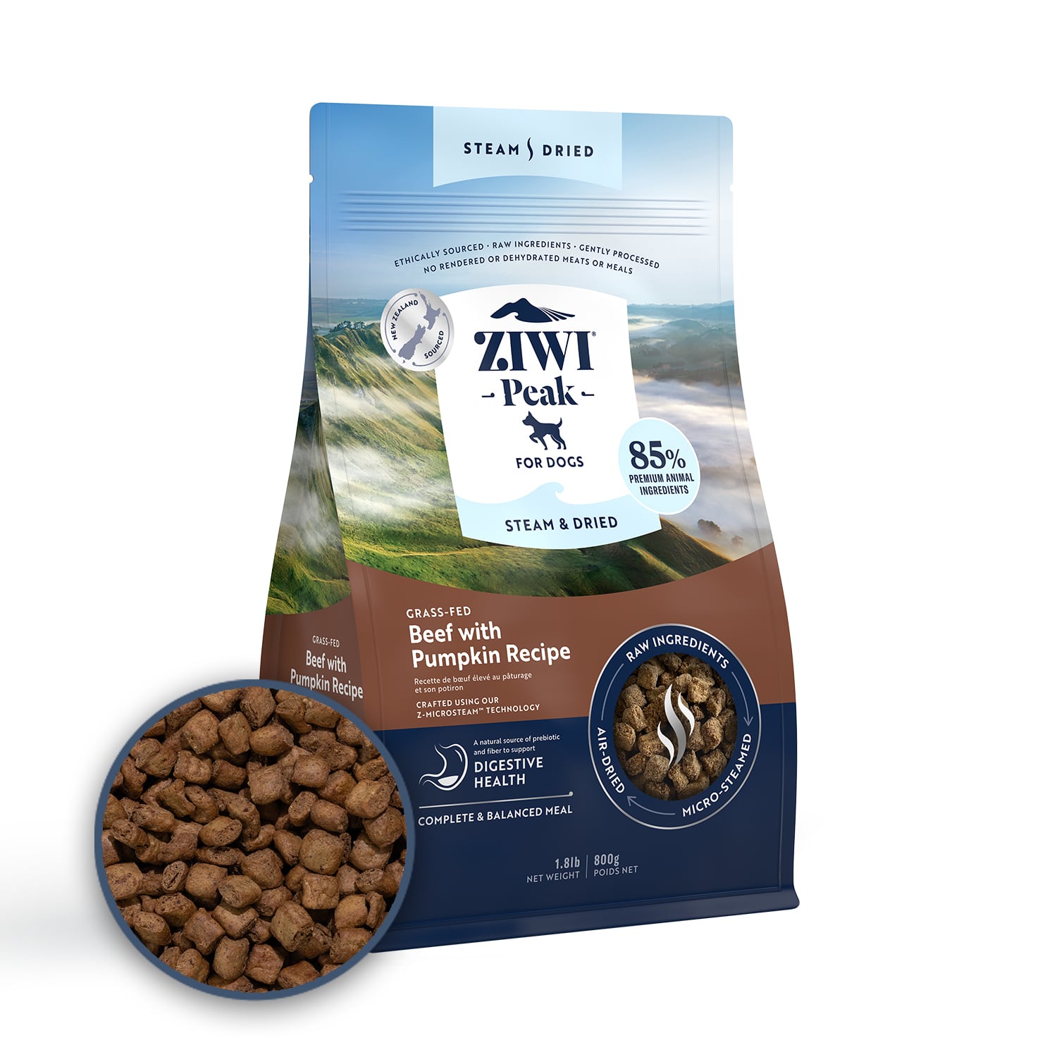 ZIWI Peak (ジウィ ピーク) スチーム&ドライ ドッグ ビーフ ZIWI Peak (ジウィ ピーク) スチーム&ドライ ドッグ ビーフ