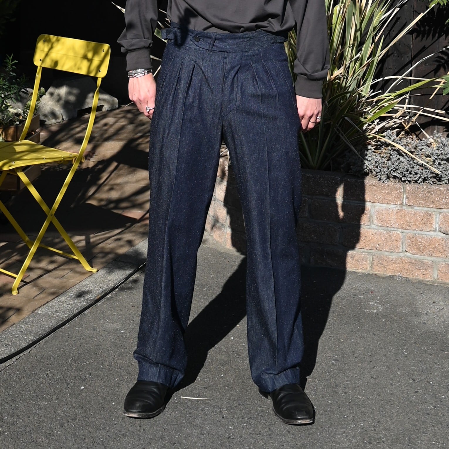 OLD JOE / DOUBLE-PLEATED SMARTY TROUSER | GANKO