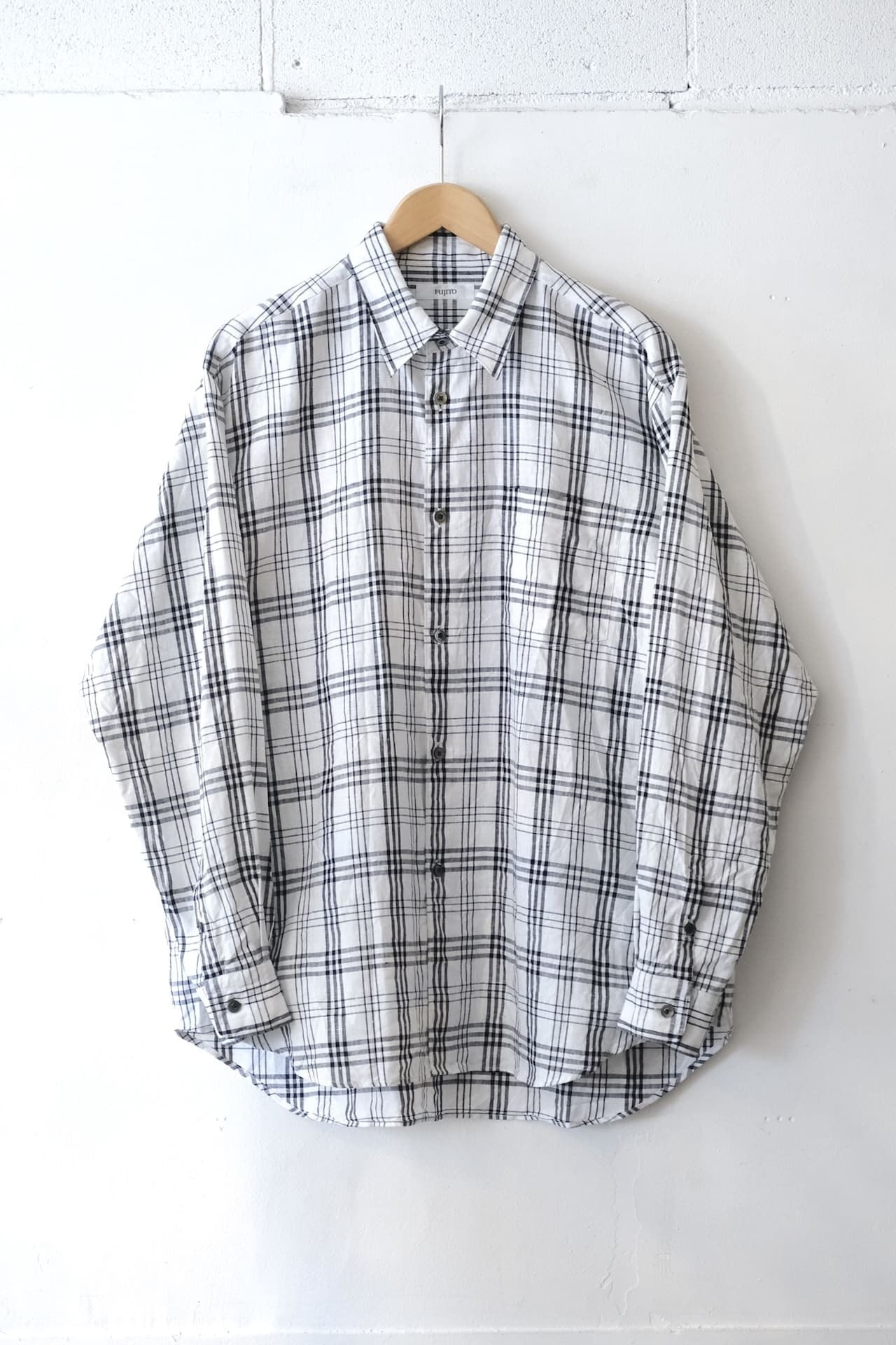 FUJITO BS Shirt Black Check