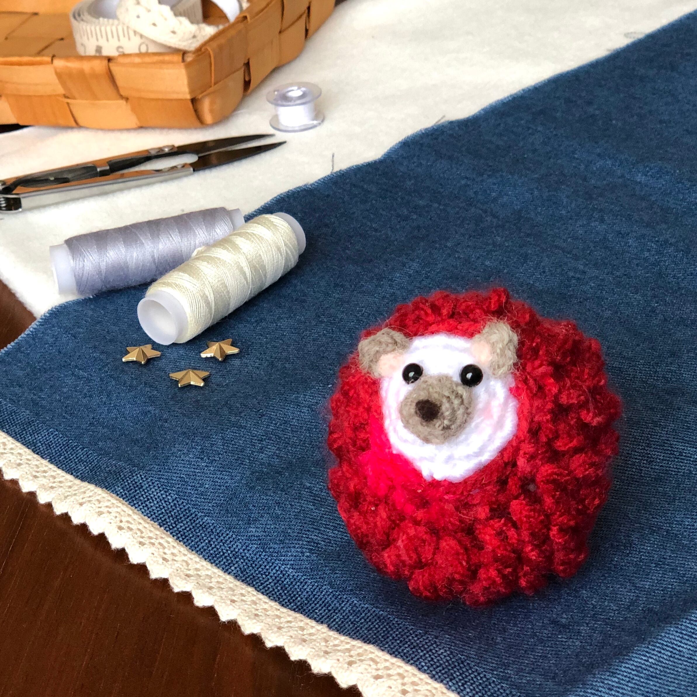 はりねずみ ピンクッション インスタ映えにかわいい ハリネズミ 編み