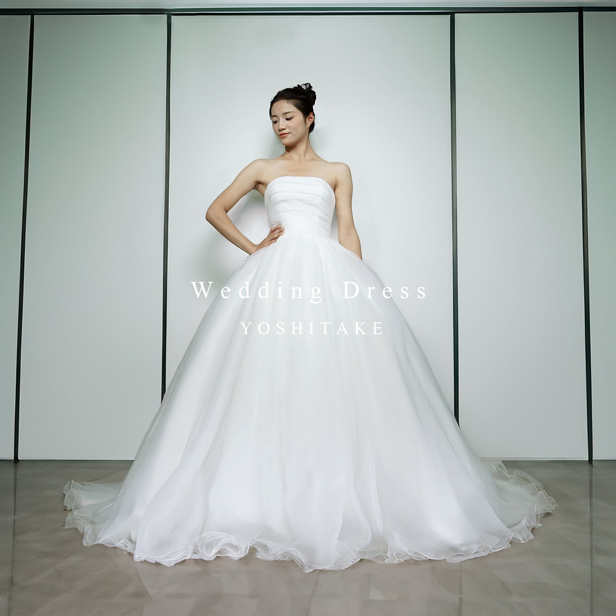 ⭐︎パニエ付き⭐︎ウェディングドレス 白 yns （YNSweddingのカラー 