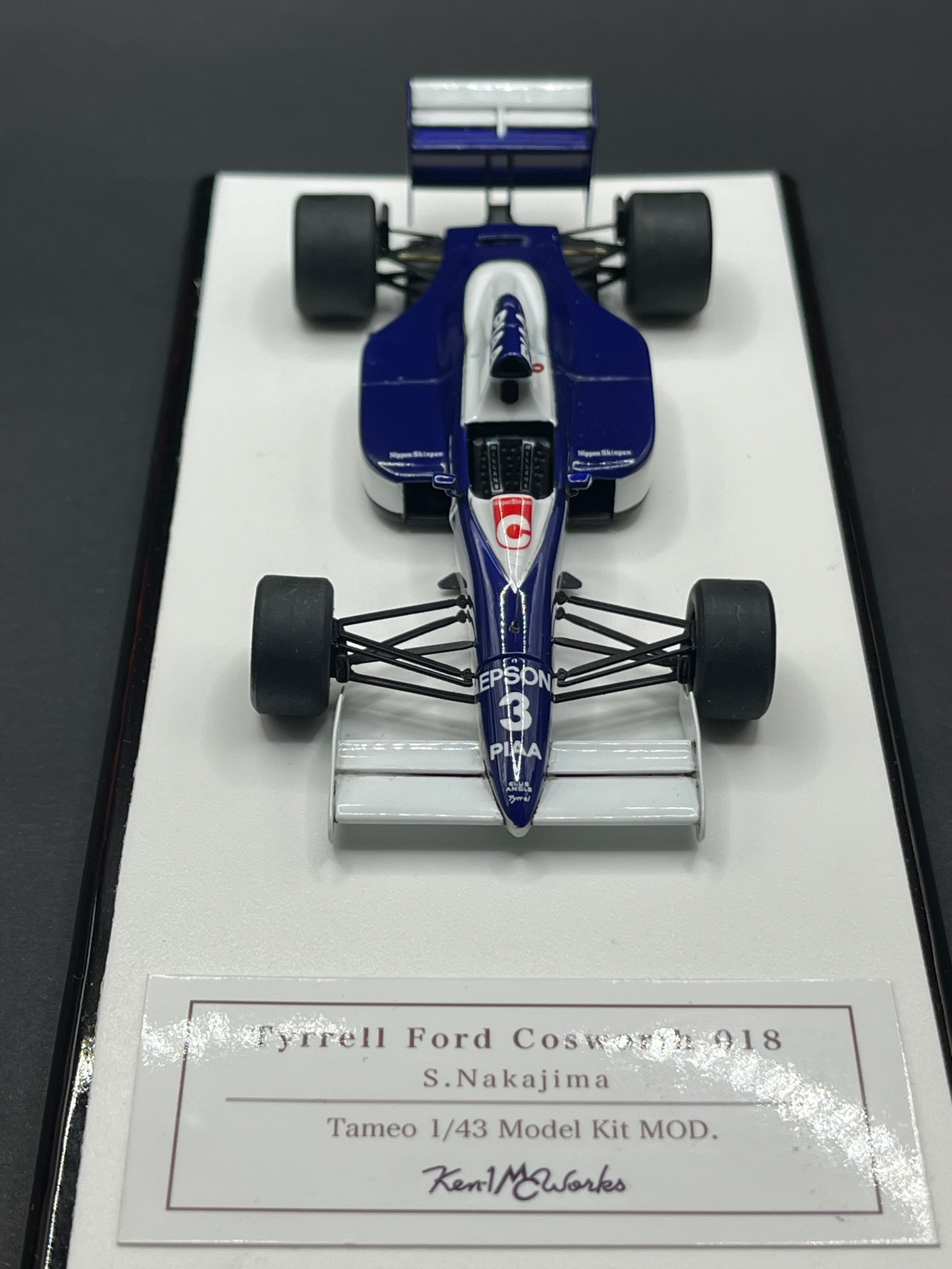 1/43 Tameo ティレル018フォードコスワース | Ken-1 Model Car Works