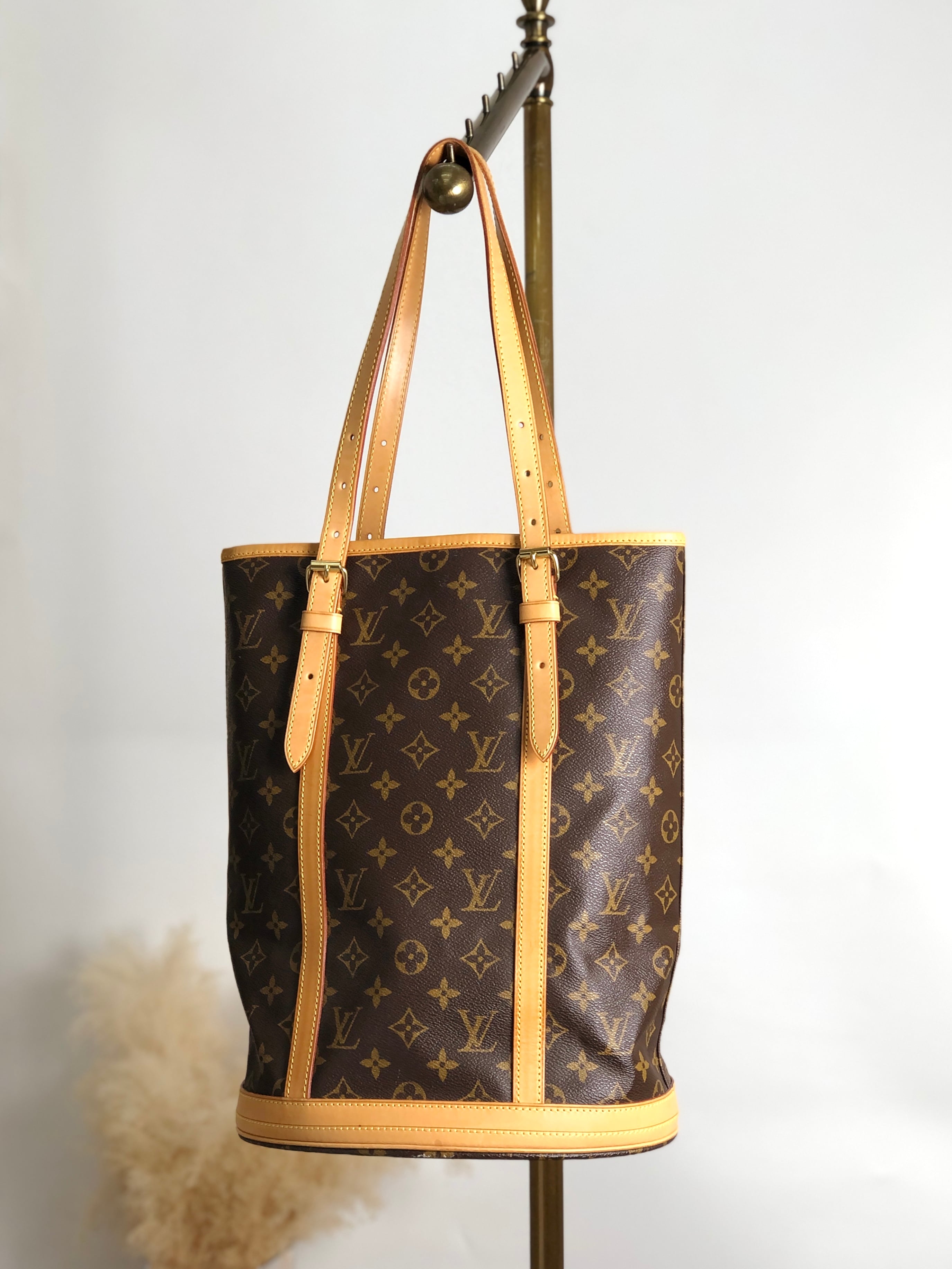 LOUIS VUITTON ルイヴィトン モノグラム トートバッグ ブラウン PVC