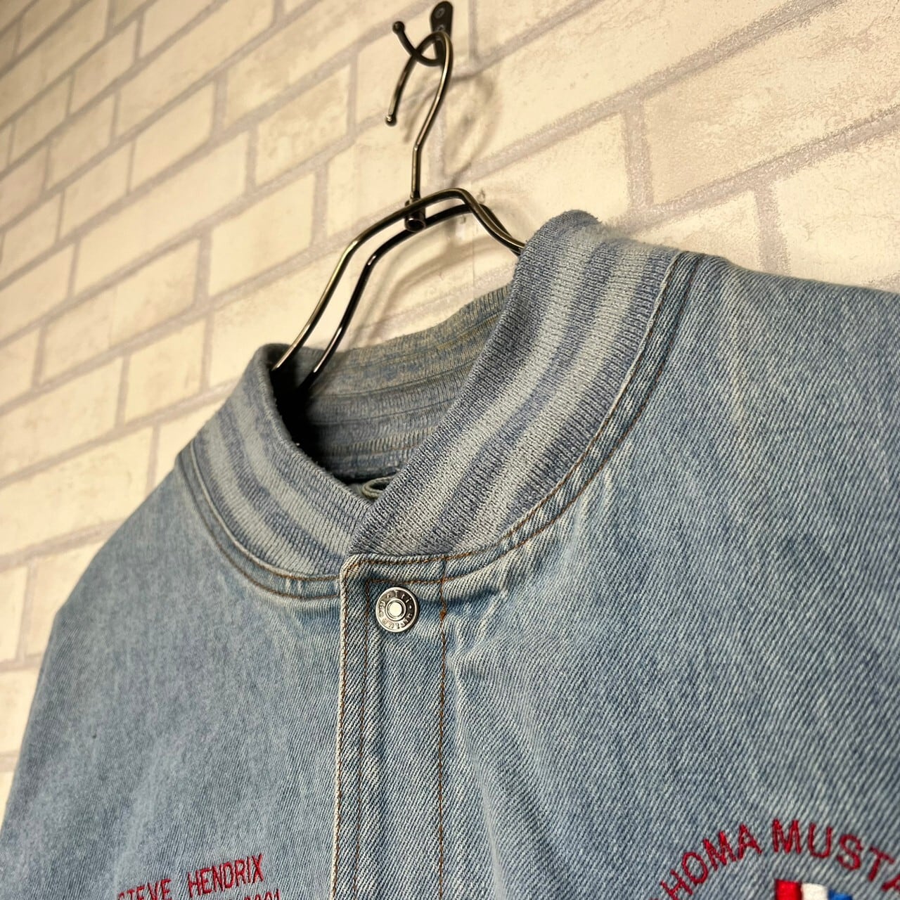 Tri Mountain デニムジャケット XL 刺繍 スタジャン | 古着屋OLDGREEN