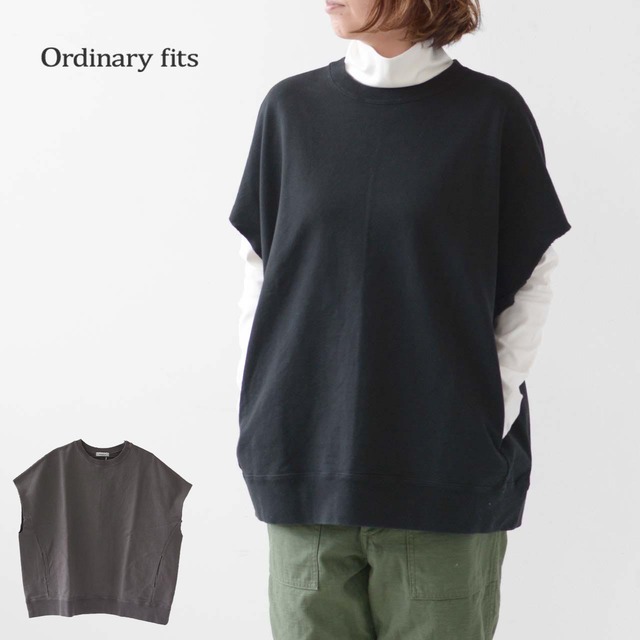 ordinary fits [オーディナリーフィッツ] INLAY VEST [OF-C038] インレイ ベスト・コットンベスト・ビッグシルエットシャツ・ワイドシルエットベスト・LADY'S [2023SS]