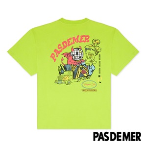 【PAS DE MER/パドゥメ】TRANSPORT TEE Tシャツ / ACID GREEN  / SS24-12140