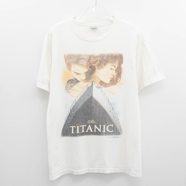 Titanic " Movie Promo White " John Fits XL 【A6-248】