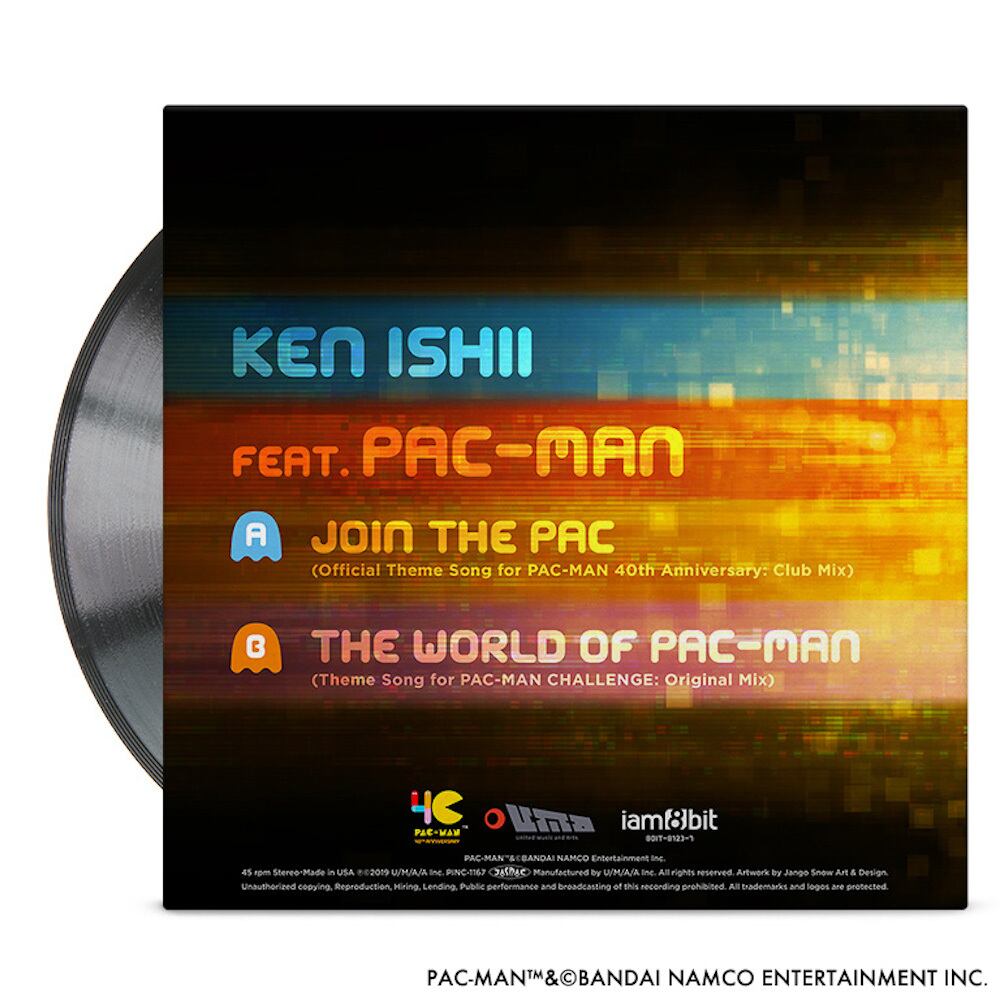 JOIN THE PAC - KEN ISHII FEAT. PAC-MAN【7INCH EP】 / iam8bit